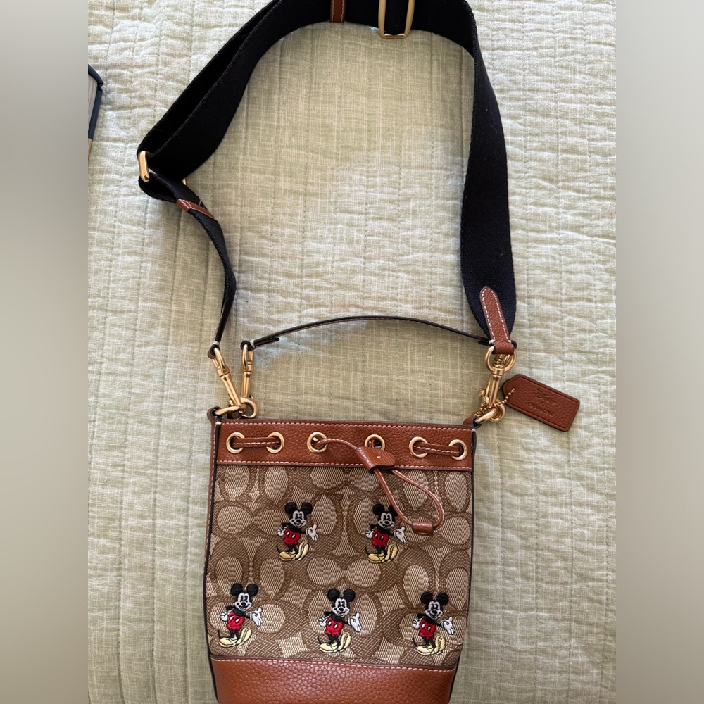Disney X Coach Mini Dempsey Bucket Bag